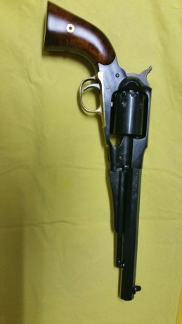 VENDIDO revolver , marca UBERTI , nuevo sin estrenar ,mod,Remington 7 1/2 ,calibre 44 ,acabado pavonado
regalo 01