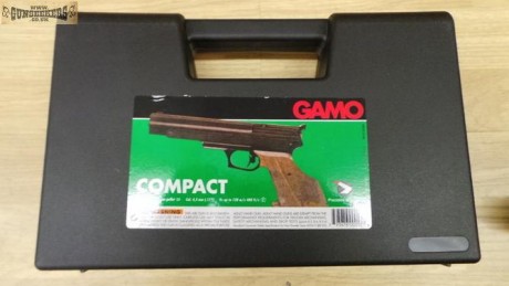 Hola , vendo una Gamo Compact nueva, sin uso como se ve en la foto , tiene cacha anatomica para zurdo, 01
