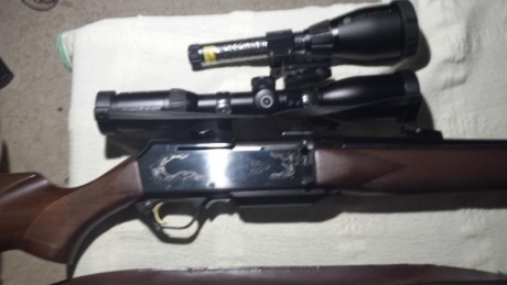 En venta Rifle Browning mod Safari sal 338 wing.mg. visor Schmidt and Bender 1.5-6x42 punto iluminado 00