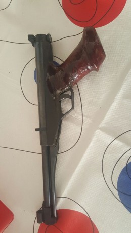 Buenas:

Vendo esta mitica pistola de muelle de gamo. Modelo center calibre 4.5. El dueño anterior le 02
