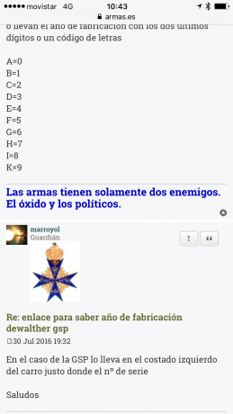 Ola buenas  quisiera saber,según la numeración de una pistola walther gsp en que año se fabrico pues me 10