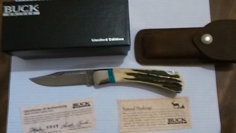 Buck 110 modelo 110TSSLE.

Número 942 de 1000 unidades de esta edición limitada creo que del año 2006 02