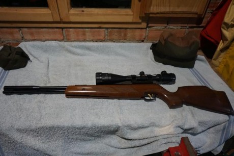 Hola a todos, tengo un amigo con una diana 48 y quiere venderla porque es incapaz de centrar las miras 90