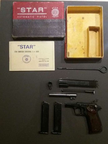 Pongo este anuncio de un compañero.
Pistola Star modelo Super S cal. 380 (9 corto)
En perfecto estado 00