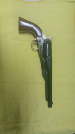 Vendo revolver de AVANCARGA ,marca ARMI SAN MARCO  , modelo Colt Army ,7 1/2 nuevo ,calibre 44
no cambios 01