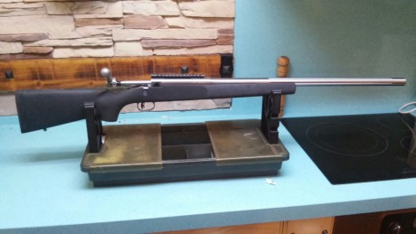 Se vende Rifle Savage, modelo Varmint. Con culata HS PRECISION. Calibre 6 milimetros BR.PRECISION. 26 02
