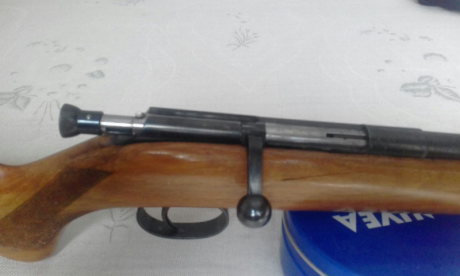 Vendo carabina ONENA monotiro cal. 22 LR, en muy buen estado. Todo un clásico guiada en E. Precio 100 00