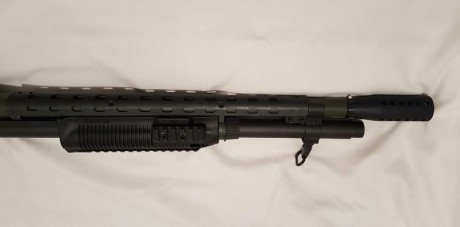 Hola compañeros, se vende esta  fantastica Remington 870 tactica, a la cual le he puesto varias cosillas 02