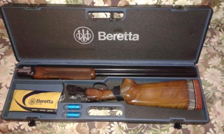 vendo P. BERETTA S 682 XTR, 75 cm. de cañon, ***/*, muy poco uso. garantizada. 1000 €.la escopeta  esta 00