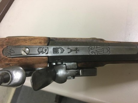 Se vende Pistola de coleccion britanica de avancarga Brander and Potts London - creemos por los comentarios 42