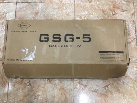 Hola, vendo mi carabina del 22 marca GSG, comprada en agosto del año pasado, he tirado 50 cartuchos con 01