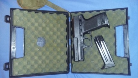 Cambio pistola HK USP Compact 9mm por HK USP Standard del mismo calibre.

Como se puede ver en las fotografías 00