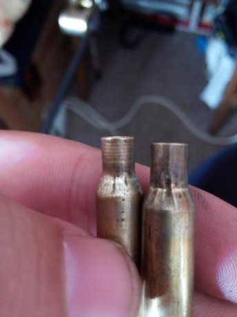 Saludos Mirad lo que me ha pasado convirtiendo unas vainas fioochi 223 a 222, los dies son lyman.
¿A qué 130