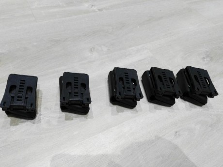 Buenas noches

Vendo portacargadores para IPSC,muy poco uso prácticamente nuevos.
PRECIO:16€ cada uno 01