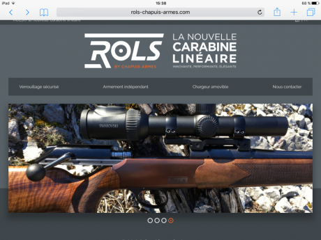 Hola! Haveis visto el nuevo rifle chapuis rols? Parece un  blaser r93 mejorado no? 00