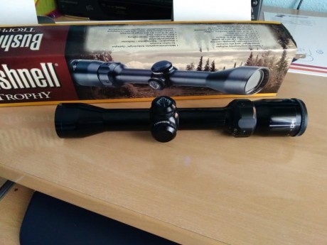 Vendo visor BUSHNELL TROPHY 1.75-5X32.

Vendo sin estrenar por la mitad que me costó.

 € GASTOS DE ENVIO 10