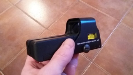 Hola, acabo de comprar un punto rojo, concretamente el Bushnell RD42 y yo pensaba que el punto era fijo, 81