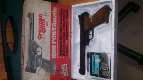 Crosman 1600 powermatic en su caja original. 4'5
60 eur. 00