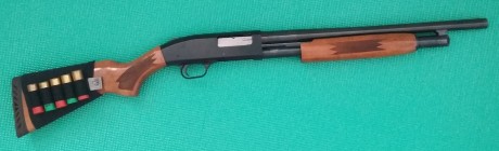 Hola. Vendo esta escopeta de corredera más que conocida por todos. Se trata del modelo 500A con recámara 02