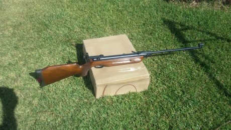 Vendo Weihrauch HW55S impecable e completamente revisionada, sellos nuevos, muelle 8J para 10m. 
Cambiado 12