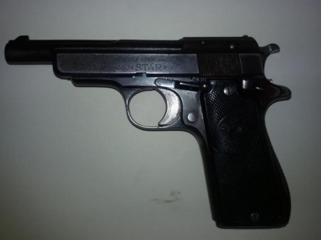 Hola buenas a todos. Tengo una pistola Star modelo IN del calibre 9mm corto. Funciona perfectamente. La 00