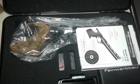  Buenos Días...
Pongo a a la venta mi arma de aire...
STEYR LP10 ELECTRONICA, en perfecto estado con cacha 51