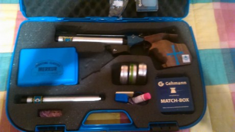 Hola , Pongo en venta mi Match Gun MG1 hibrida , comprada en 2012 , tiene dos botellas que con caducidad 22
