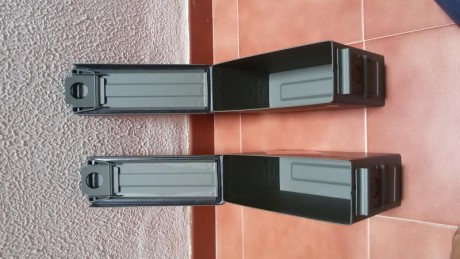 Caja metálica de munición, ideal para guardar tu munición o cualquier cosa, totalmente estanca sus medidas 00