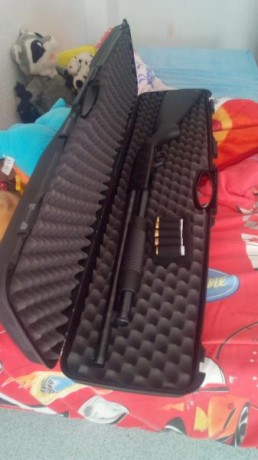 Se vende maverick88 de Corredera de cañón corto 5+1 tiros en estupendo estado perfecta de pavón y mecanismos 02
