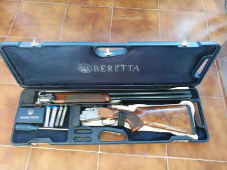Vendo beretta trident dt10 esporting de 71 cm de cañon mas chokes optima chokes de dos centimetros 73. 60