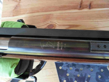 Buenos dias,

Vendo una diana 48 T05 en calibre 5.5. Estado muy bueno.  El muelle tiene unos 200 disparos. 02