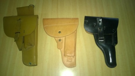   

Fundas militares en estado nuevo para Mac 50 (para las Star A/B/ Super, 1911 queda bien), CZ 52 (también 02