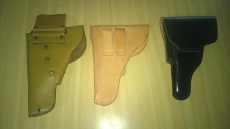   

Fundas militares en estado nuevo para Mac 50 (para las Star A/B/ Super, 1911 queda bien), CZ 52 (también 01
