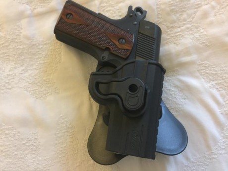 Hola, vendo colt 1911, 3", new agent en calibre 45ACP.

entrego dos fundas especificas y maletin 22
