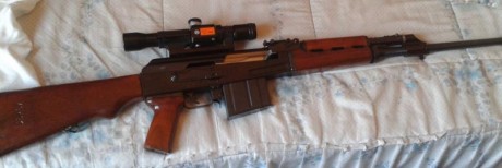 VENDIDO Vendo fusil Zastava yugoslavo  Inutilizado en calibre 7,92 , es una rara variente kalasnikov con 00