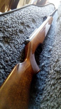 Vendo esta Diana 350 mágnum en cal. 4.5/177 pavonado perfecto y full power. 
 Precio 300€ incluye funda 00