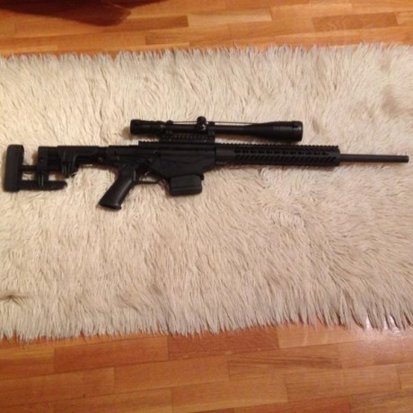 Se vende este Ruger, calibre 308. Muy poco uso (3 cajas), comprado nuevo en diciembre 2016. No se incluye 02