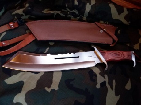 Pongo a la venta este bichin, Cuchillo Hibben IV Combat, impresionante, sin apenas uso, sólo probarlo 00