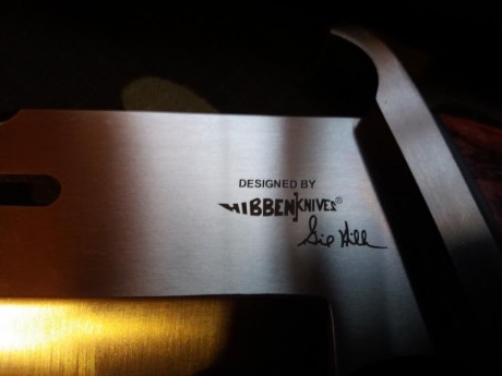 Pongo a la venta este bichin, Cuchillo Hibben IV Combat, impresionante, sin apenas uso, sólo probarlo 10