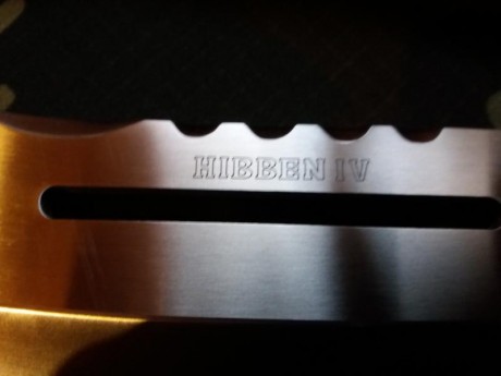 Pongo a la venta este bichin, Cuchillo Hibben IV Combat, impresionante, sin apenas uso, sólo probarlo 20