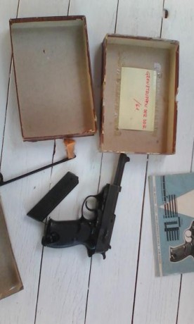 Pongo mi capricho en venta para otro proyecto 450 € el arma esta en huesca en 9 m parabelum 60