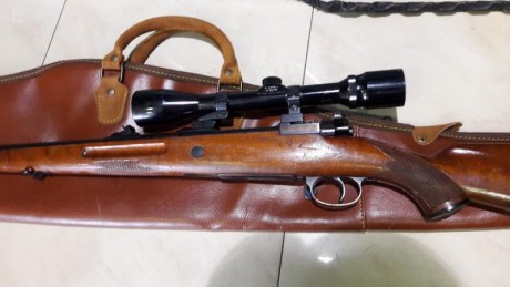 Mitica arma de factura nacional. De una robustez y precision que asombran. Tan solo minimas marcas de 11