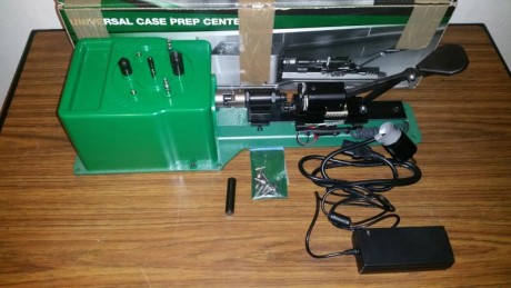 VENDO RCBS UNIVERSAL CASE PREP CENTER nuevo precio 
sin usar nunca funciona perfectamente...viene de fabrica 00
