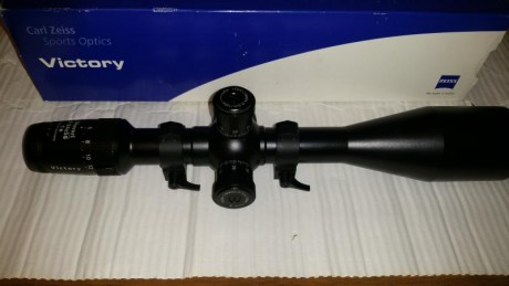 vendo Visor Zeiss Victory Diavari de 6 a 24 X 56 T* con retícula rapid z7 y reticula iluminada y con recubrimiento 01