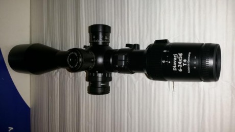 vendo Visor Zeiss Victory Diavari de 6 a 24 X 56 T* con retícula rapid z7 y reticula iluminada y con recubrimiento 00