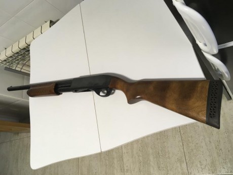 Buenas tardes compañeros, pongo a la venta esta maravilla de escopeta.
Se trata de una remington 870 magnum.
Está 01