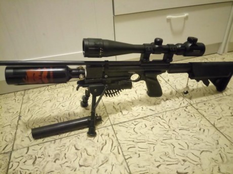 Buenos días. 
A ver como explico esto, por empezar con otro proyecto vendo lo que en su día fue una Crosman 01