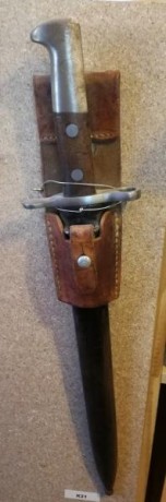 Se vende la bayoneta de la foto.
Es de un K31, está en un estado excelente.
No hay problemas en adjuntar 00