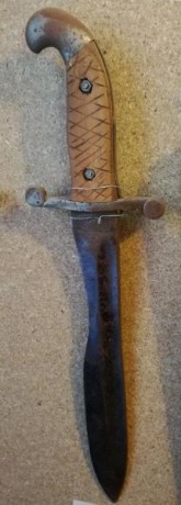 Se vende machete de artilleria.
Esta soldado por la mitad, como el 99% de estos machetes.
Cachas replica 00