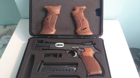   VENDO SWISS ARMS P210 5 LS 9mm PB , "HEAVY FRAME" . TIENE CAÑON DE 6 PULGADAS , ES LA "SUIZA" 71